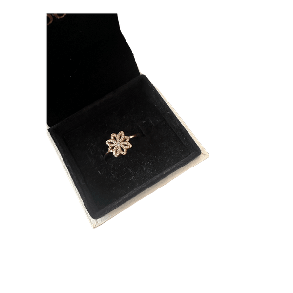 Pandora gold flower ring