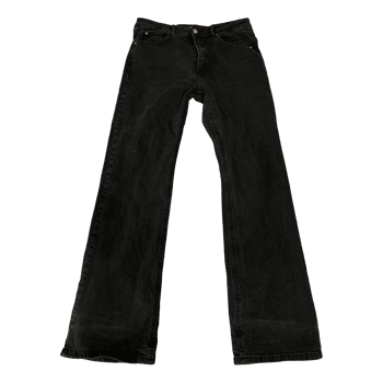Black denim jeans