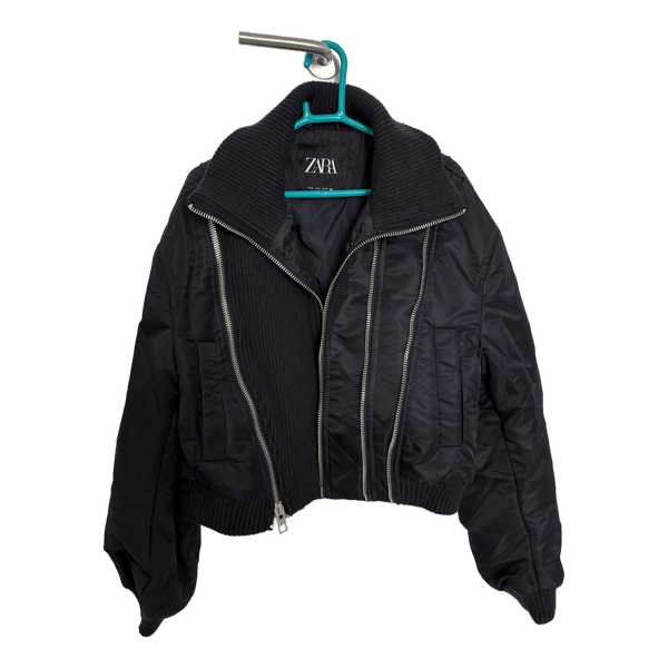Zara navy bomberjakke