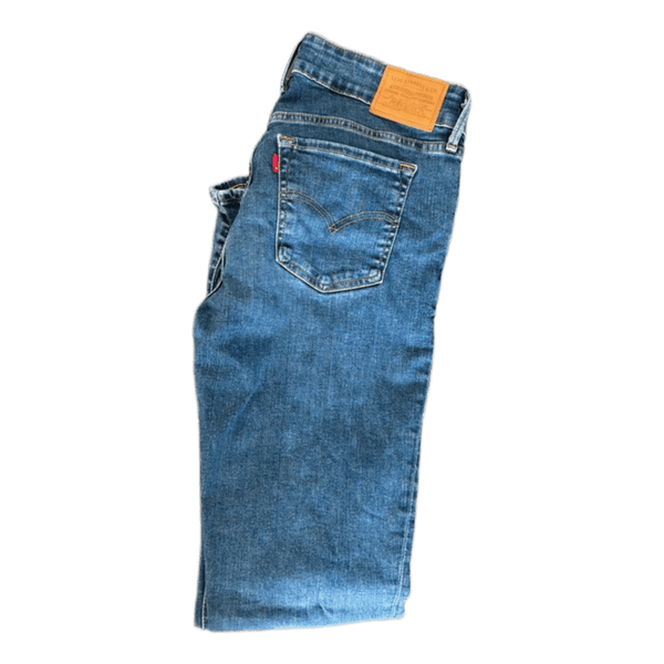 Blå Levi's 711 skinny jeans