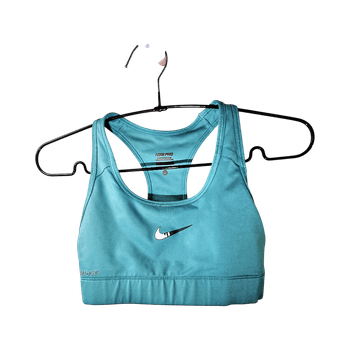 Turquioise sports bra
