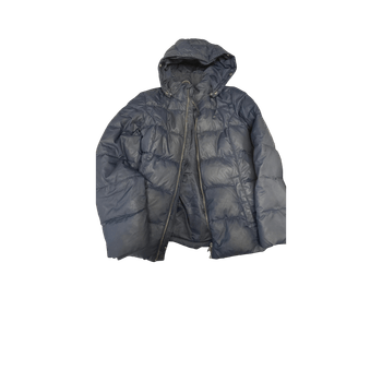 Tummansininen toppatakki