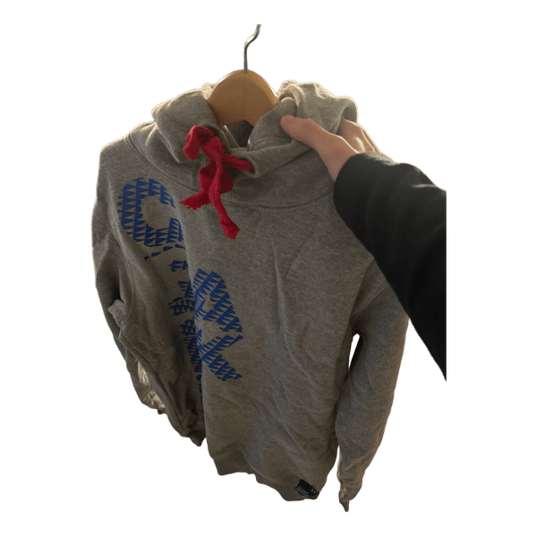 Grey graphic hoodie