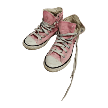 Vaaleanpunaiset Converse All Star -kengät