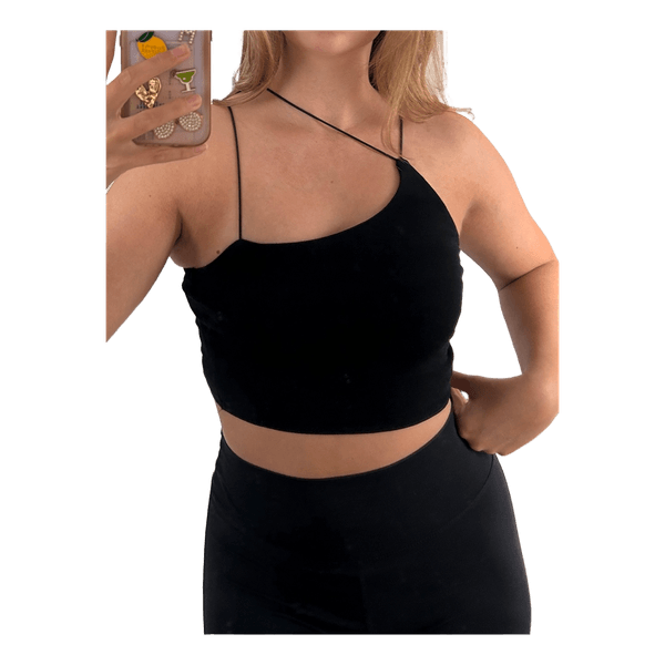 Musta crop top