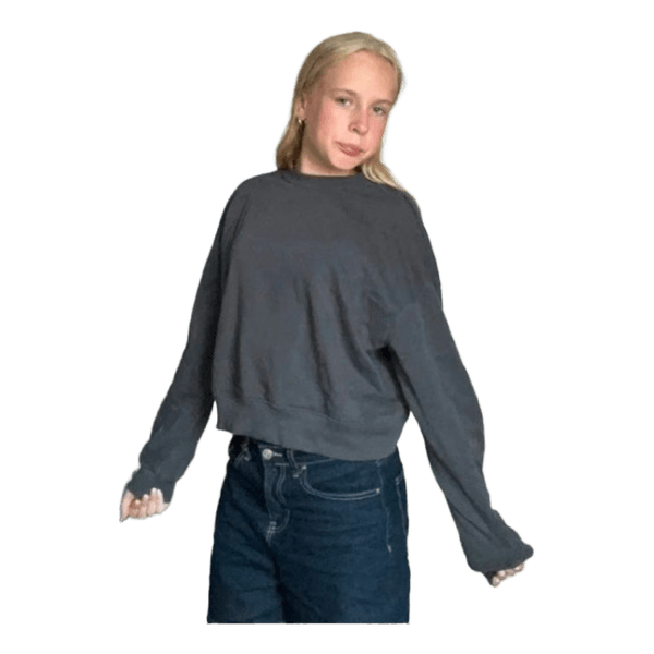 Mørkegrå sweatshirt