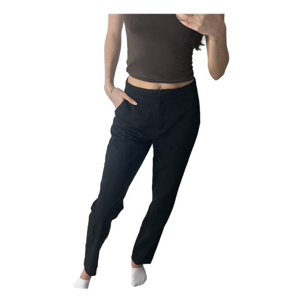 Black tailored trousers