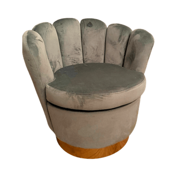 Turkoosi nojatuoli velvet