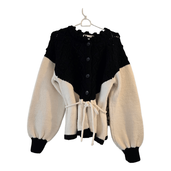 Zara tofarvet strikcardigan