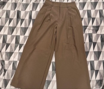 Stradivarius brown trousers