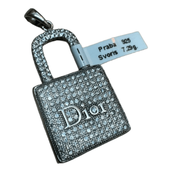 Dior padlock pendant