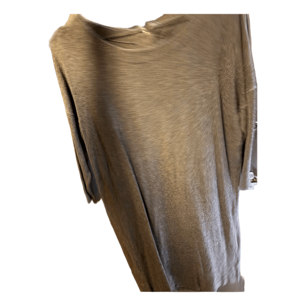 Grey casual knit dress
