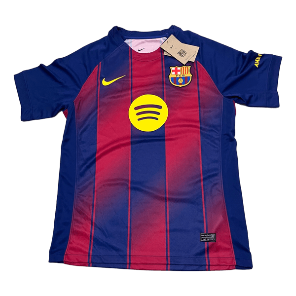 Sininen punainen FC Barcelona pelipaita