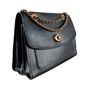 Coach Black Leather Bag