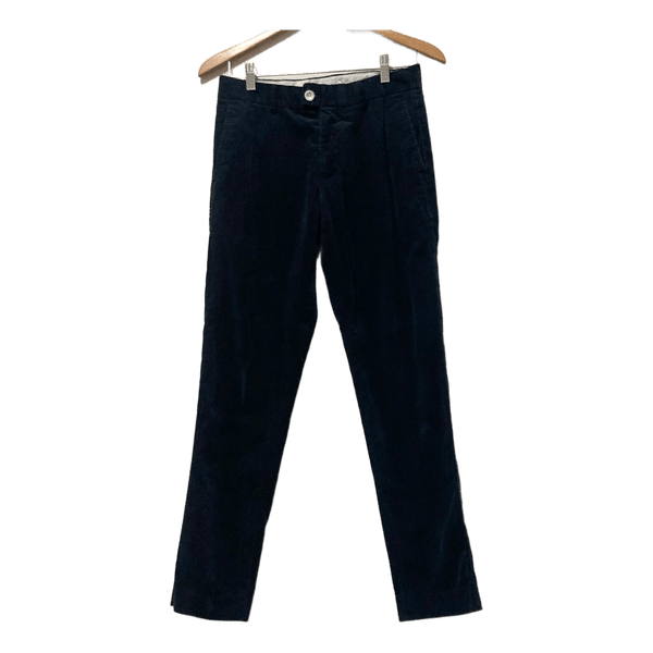Samsøe Samsøe Men’s Corduroy Trousers Dark Sapphire Navy Size 44 S Straight Leg Scandi Cotton