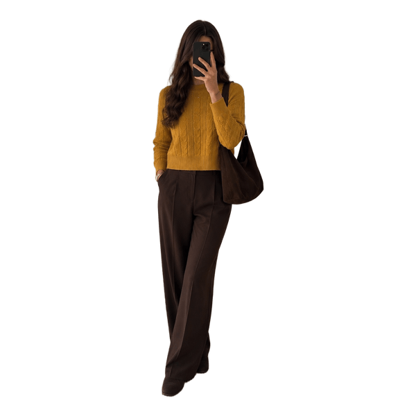 Topshop yellow knit jumper
