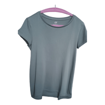 Vihreä puuvillainen t-paita