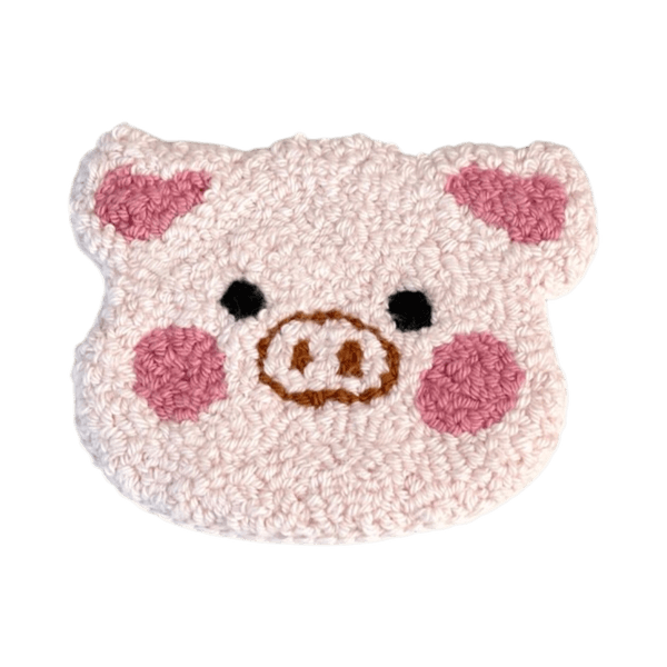 Piggy Mug Rug