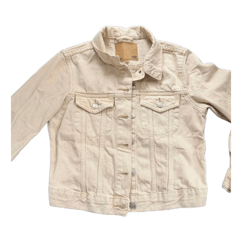 Beige denim jacket