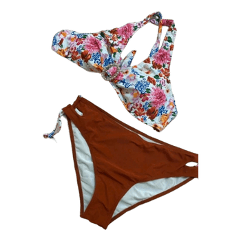 Gėlėtas bikini komplektas XL