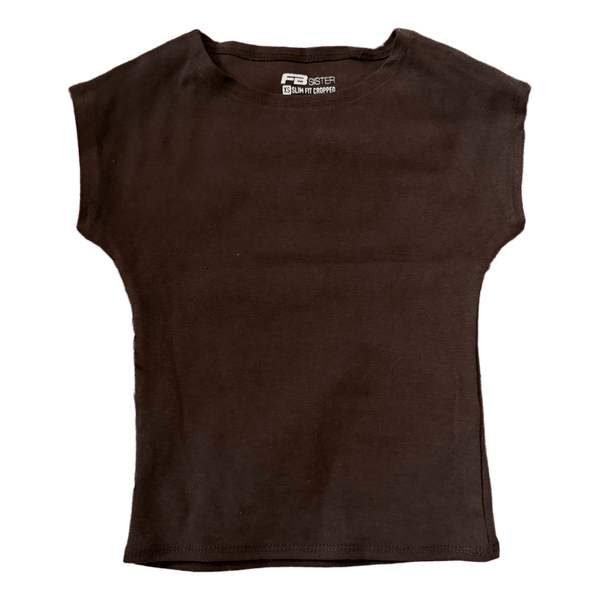 Brown slim fit t-shirt