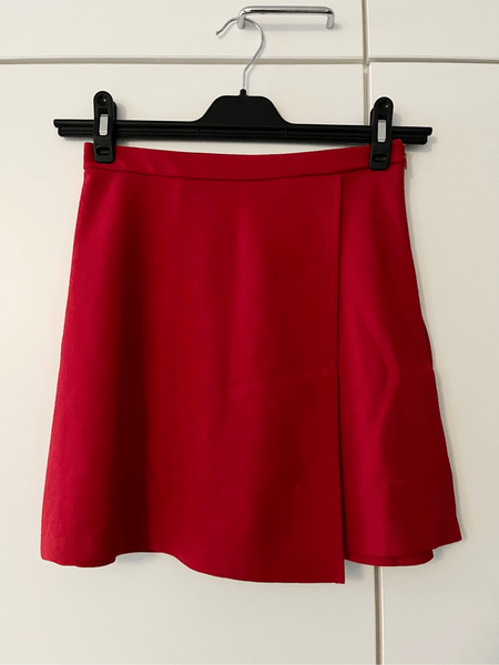 A-line mini skirt