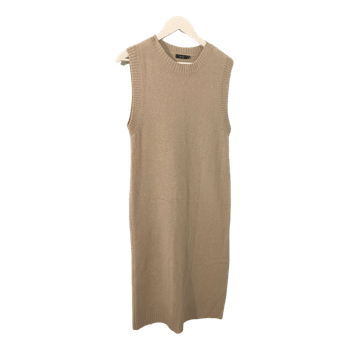 Nanso beige knit dress