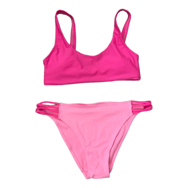 Pink bikini set
