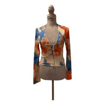 Tie-dye long sleeve top