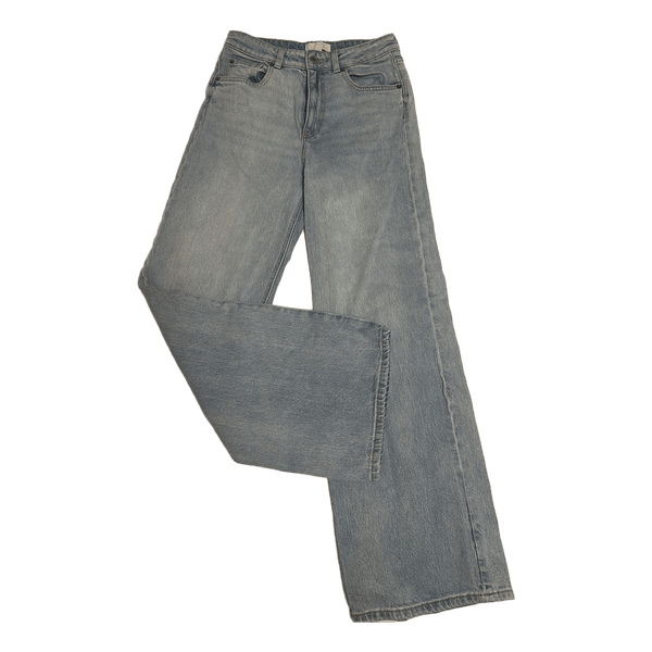 Lyseblå wide leg jeans
