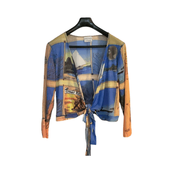 Marmekko, Ritva Falla, kuvioitu solmittava paita