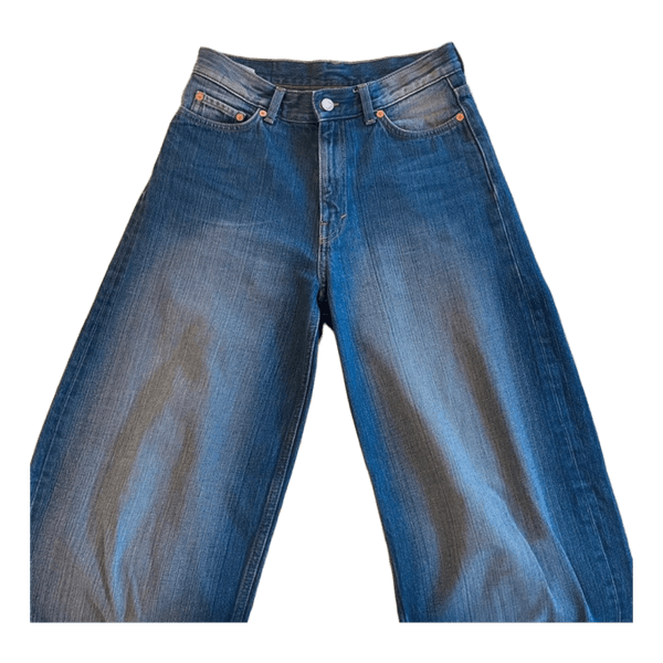 Weekday blå wide-leg jeans