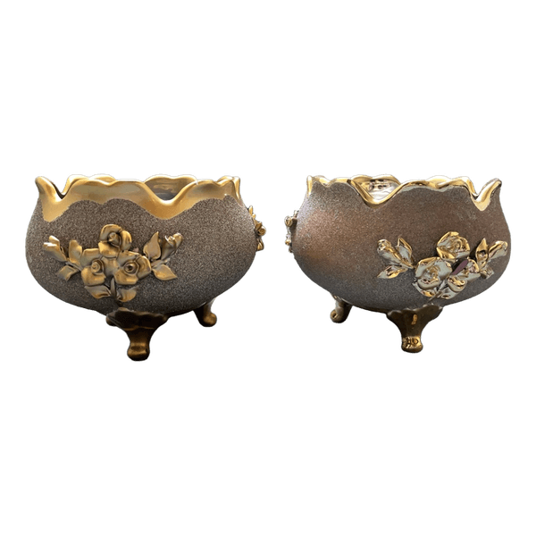 Set of two decorative bowls