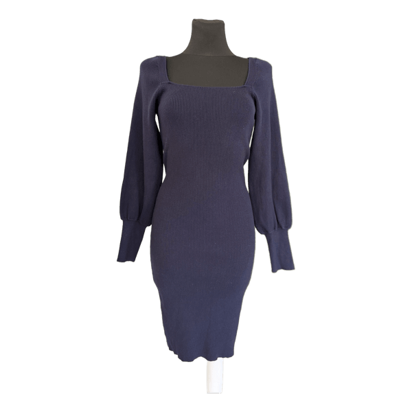 Second Female Navy knit dress