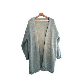 Vihreä neulecardigan