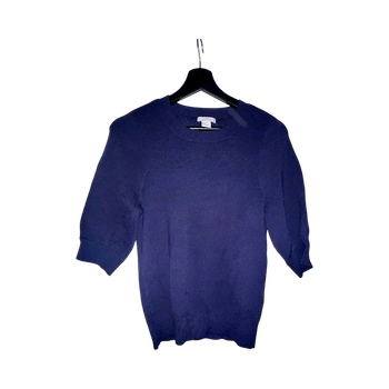 Tummansininen lyhythihainen paita