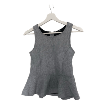 Harmaa Bik Bok peplum-toppi