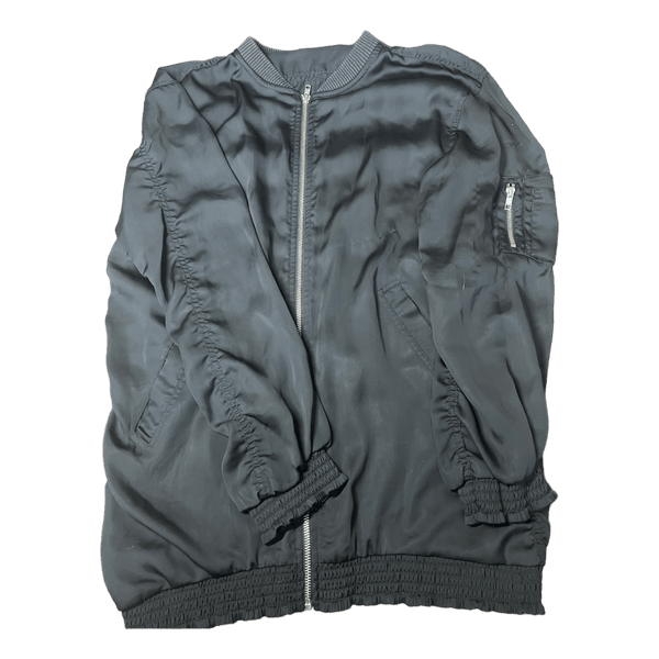 Black bomber jacket