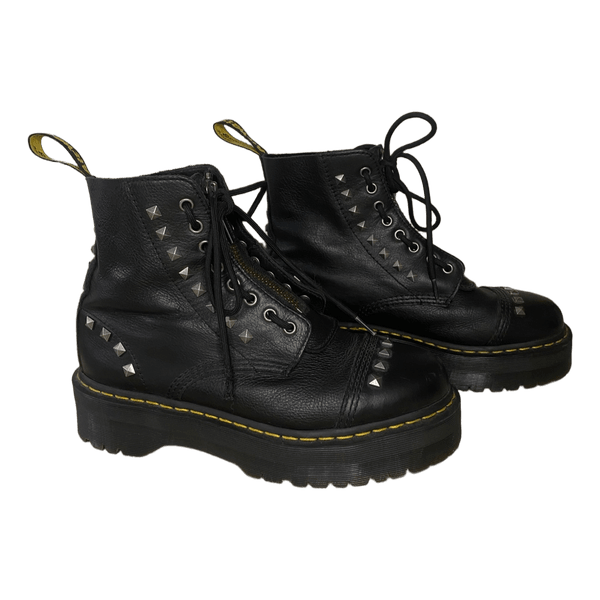 Dr. Martens black leather boots