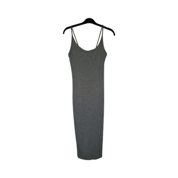 Harmaa ribbineulemekko