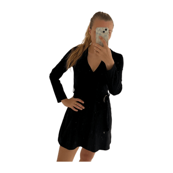 Faux suede mekko koko S