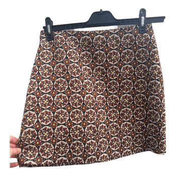 H&M patterned mini skirt