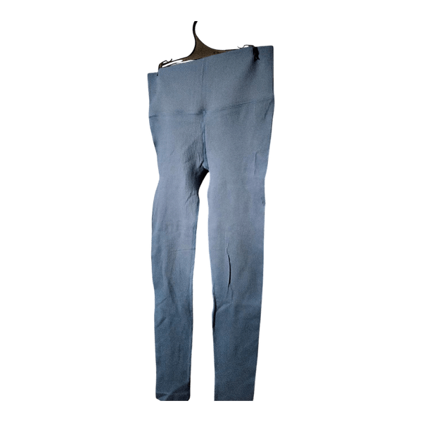 Siniset ribatut leggingsit