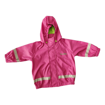 Graffiti pink rain jacket
