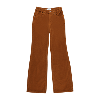 Brown corduroy bootcut pants
