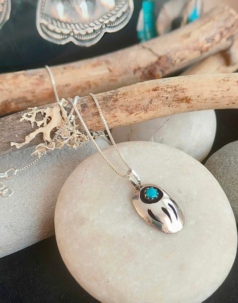 Native American Bear Paw pendant