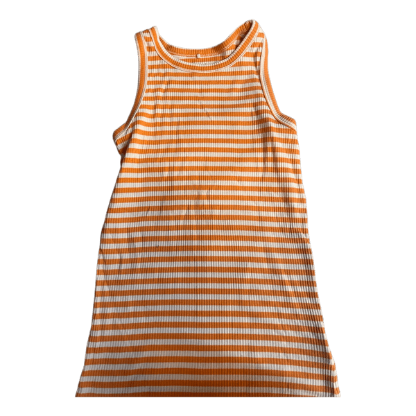 Orange stribet Name It kjole