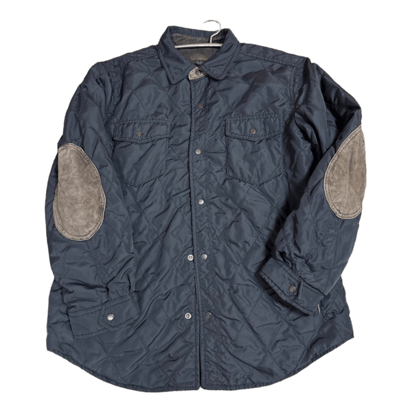 Black quilted jacket