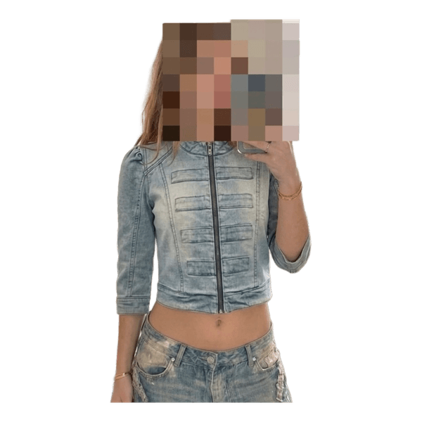 Vila light wash denim jacket Neapolitan