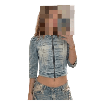 Vila light wash denim jacket Neapolitan